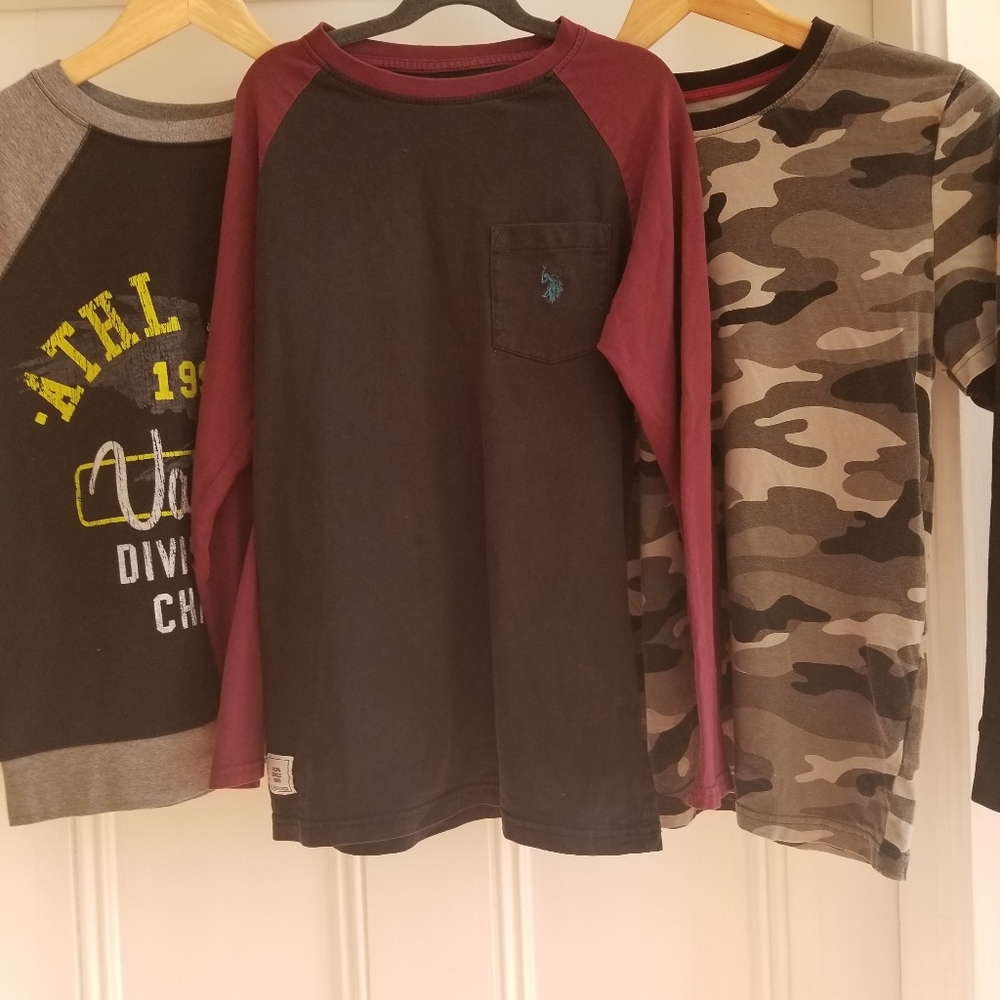 Long Sleeve Tshirts. COMBO. Size 12.